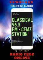 Classical 96.3 FM - CFMZ-FM ONLINE FREE APP RADIO ポスター