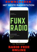 FunX - FunX NL Web App FM ONLINE GRATIS APP RADIO. Plakat