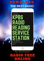 KPBS Radio Reading Service ONLINE FREE APP RADIO الملصق