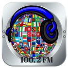 100.2 fm radio station online free music app icône