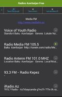 برنامه‌نما Radios Azerbaijan Free عکس از صفحه