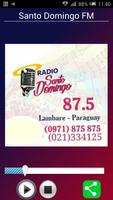 Radio Santo Domingo Lambare Paraguay 87.5 FM plakat
