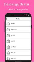 Radios de Argentina gratis en linea para android poster