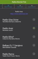 Poster Le radio bosniaci libero