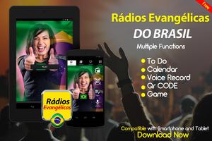 Rádios Evangélicas do Brasil Radio AM e FM Online Ekran Görüntüsü 1
