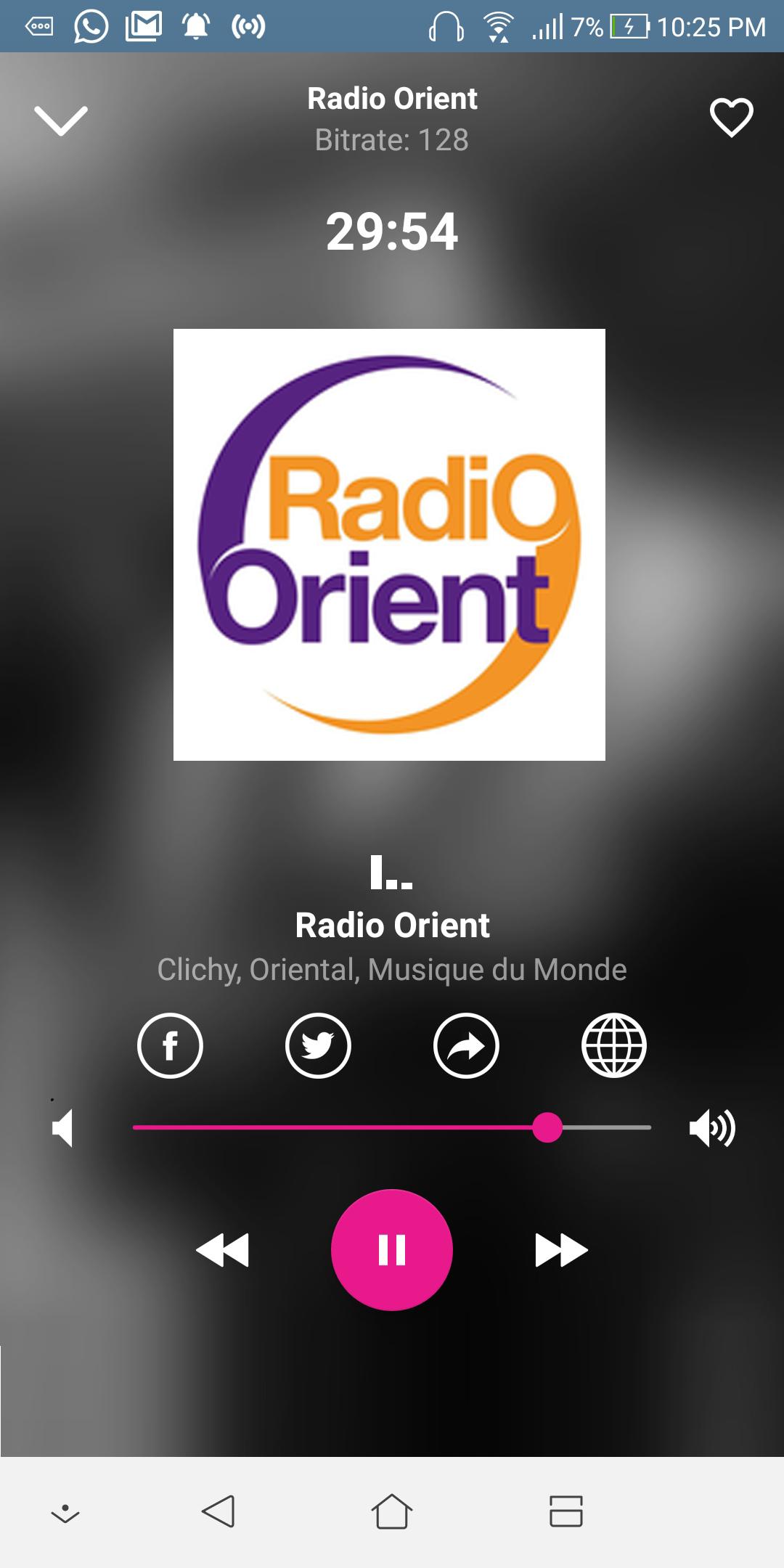 Radio Orient - Radios de France APK pour Android Télécharger