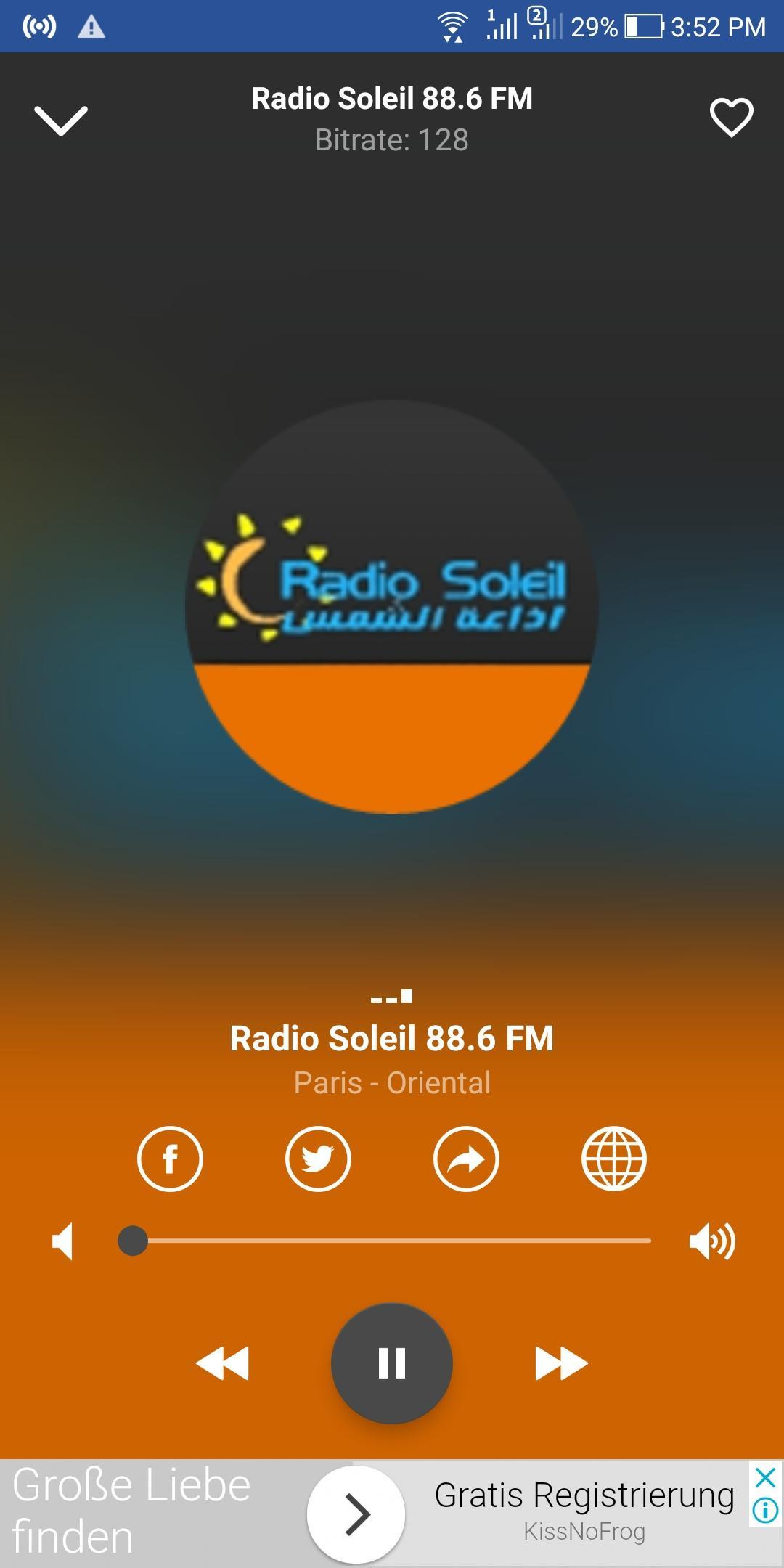 Radio Soleil 88.6 FM - Musique Franco Arabe APK pour Android Télécharger
