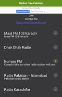 Radios Free Pakistan स्क्रीनशॉट 1