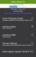 Radios Lebanon Free Affiche