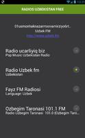 برنامه‌نما RADIOS UZBEKISTAN FREE عکس از صفحه
