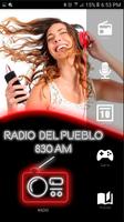 Radio del Pueblo AM 830 Radios Argentinas โปสเตอร์