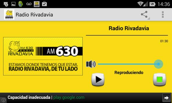 Radio Rivadavia screenshot 2