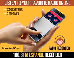 Grabar Radio 100.3 FM Radio Station en Espanol capture d'écran 1