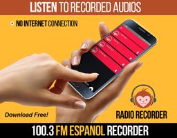 Grabar Radio 100.3 FM Radio Station en Espanol 截圖 2