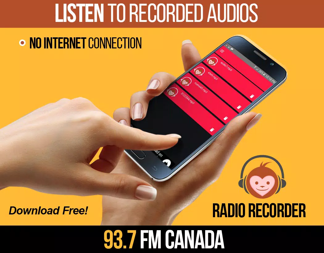 Descarga de APK de Radio 93.7 fm Radio Recording App Rec Radio para Android
