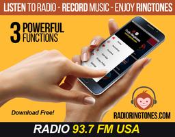 Radio 93.7 fm Radio Streaming Radio Recorder Affiche