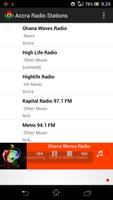 Accra Radio Stations captura de pantalla 3