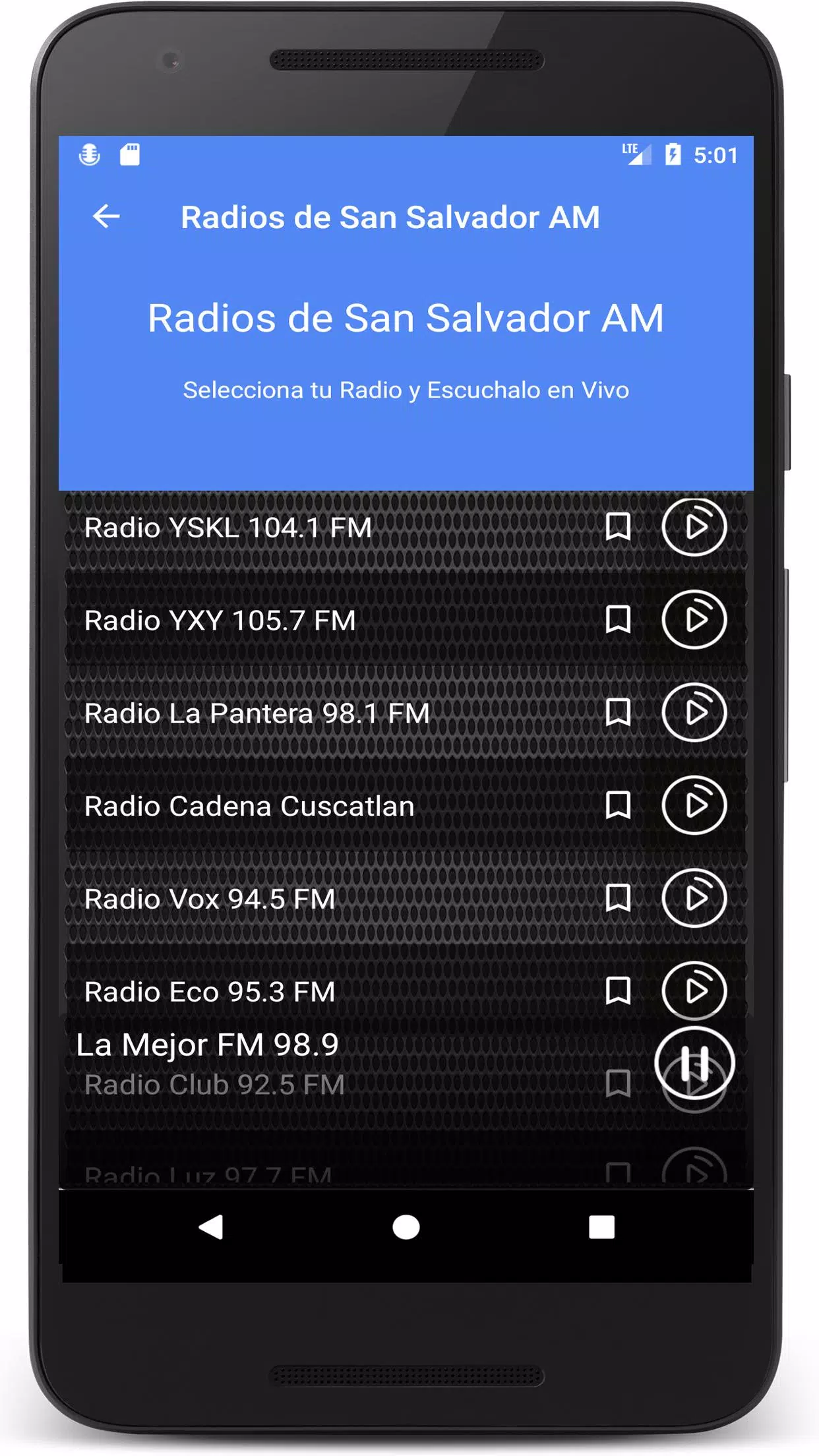 下载Radios el Salvador en Vivo - Emisoras de radio FM的安卓版本