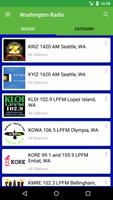 Washington Radio Stations تصوير الشاشة 1