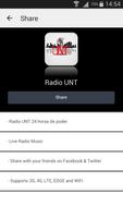 Radio UNT capture d'écran 2