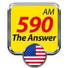 590 The Answer California Radio Stations-icoon