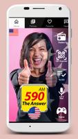 590 The Answer California Radio Stations Plakat