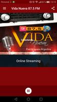 Radio Vida Nueva 87.5 FM Affiche