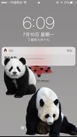 Panda Screen Prank Affiche