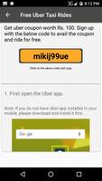 Free Taxi Trips - Cab Promo Codes ภาพหน้าจอ 3