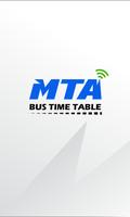MTA Bus Time Table Affiche