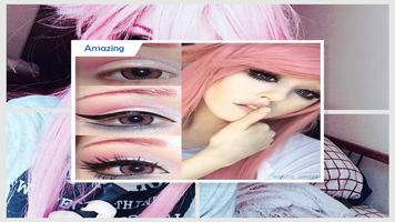 Kawaii Cosplay Makeup Tutorial captura de pantalla 2