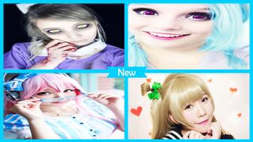 Kawaii Cosplay Makeup Tutorial captura de pantalla 3