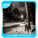 Snow Night City Wallpaper APK