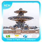 Neige à Paris Live Wallpaper icône