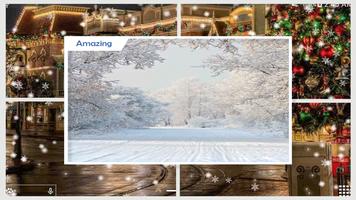 Snow in Paris Wallpaper ภาพหน้าจอ 1