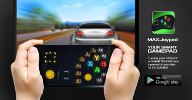 Gamepad Joystick MAXJoypad Plakat