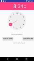 Location Based Alarm Clock Affiche