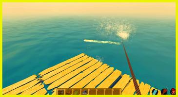 Raft Craft And Survive Affiche