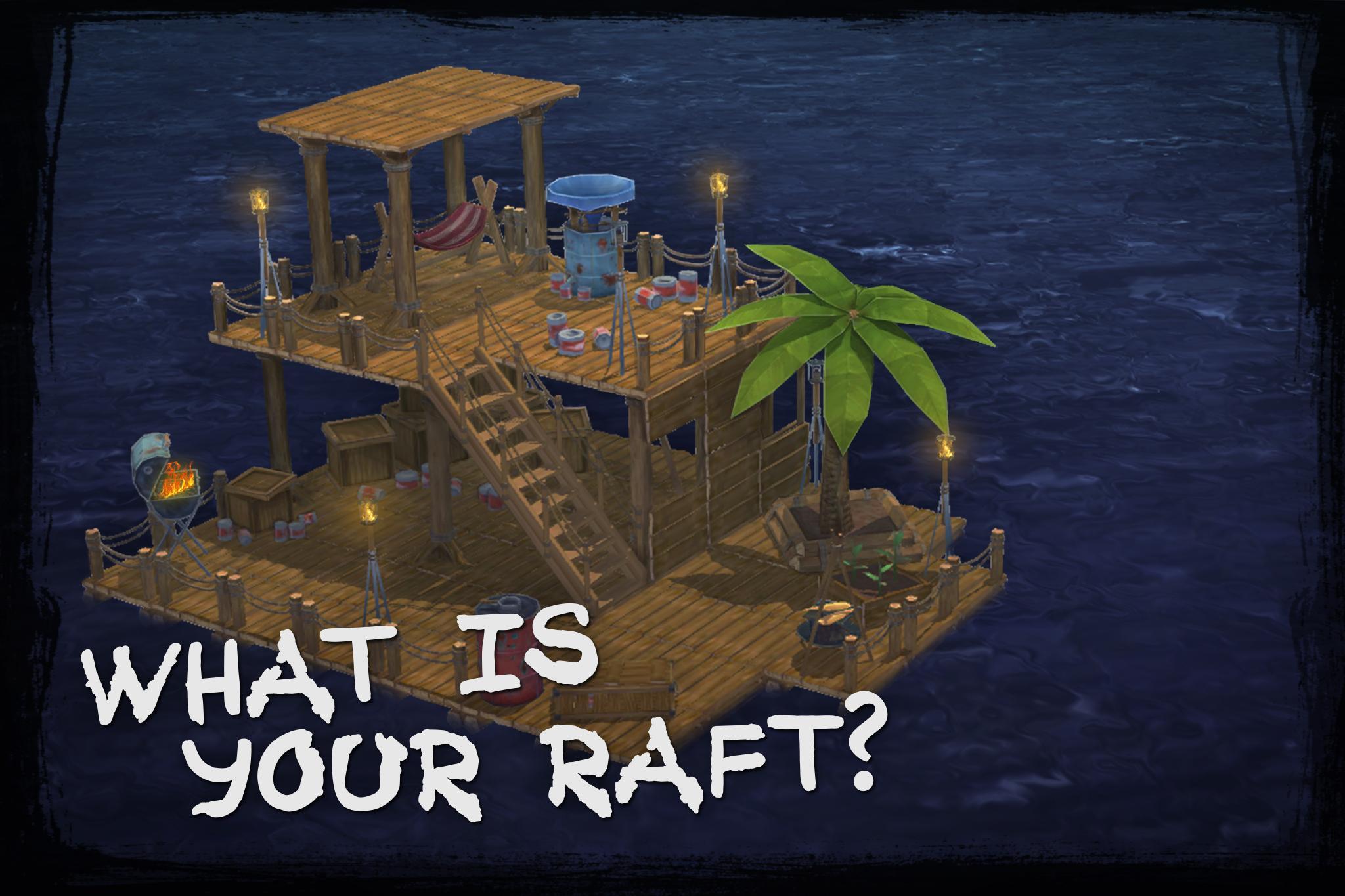 Raft креативный плот