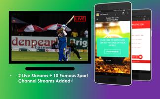 Cricket TV - Live Streaming HD ảnh chụp màn hình 3