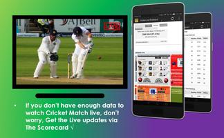 2 Schermata Cricket TV - Live Streaming HD