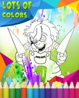 How To Color Chucky-Killer اسکرین شاٹ 3