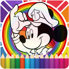 How To Color Mickey Mouse simgesi