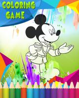 How To Color Mickey Mouse पोस्टर