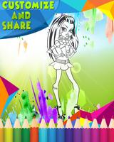 How To Color Monster High تصوير الشاشة 2