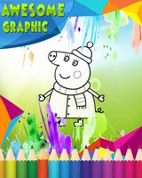 How To Color Peppa Pig ภาพหน้าจอ 1