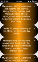 Birthday Messages captura de pantalla 1