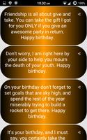 Birthday Messages capture d'écran 2