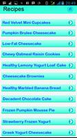 Healthy Dessert Recipes Poster