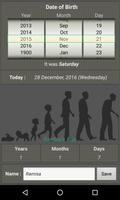 Age Calculator - Date Tracker screenshot 2
